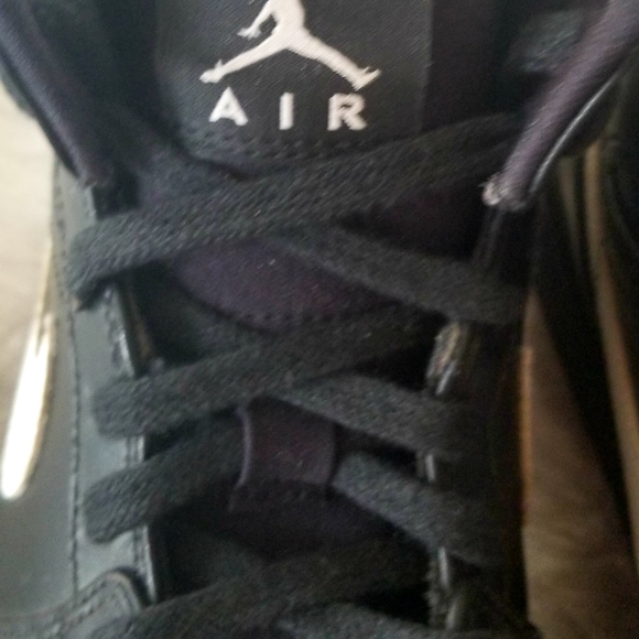 Jordan 1 All Black/White logo - Picture 2 of 9